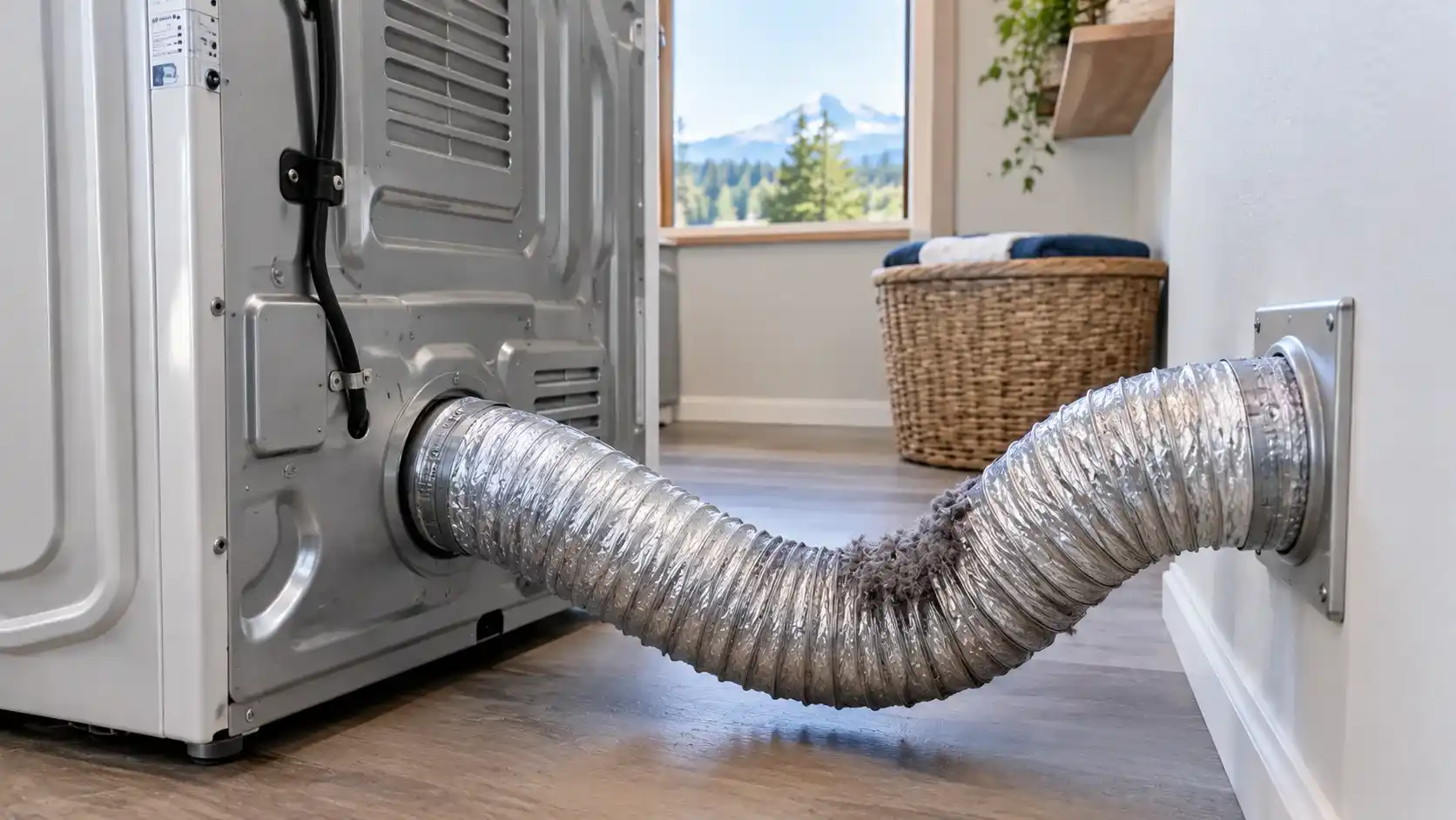 Dryer vent inspection for restricted airflow
