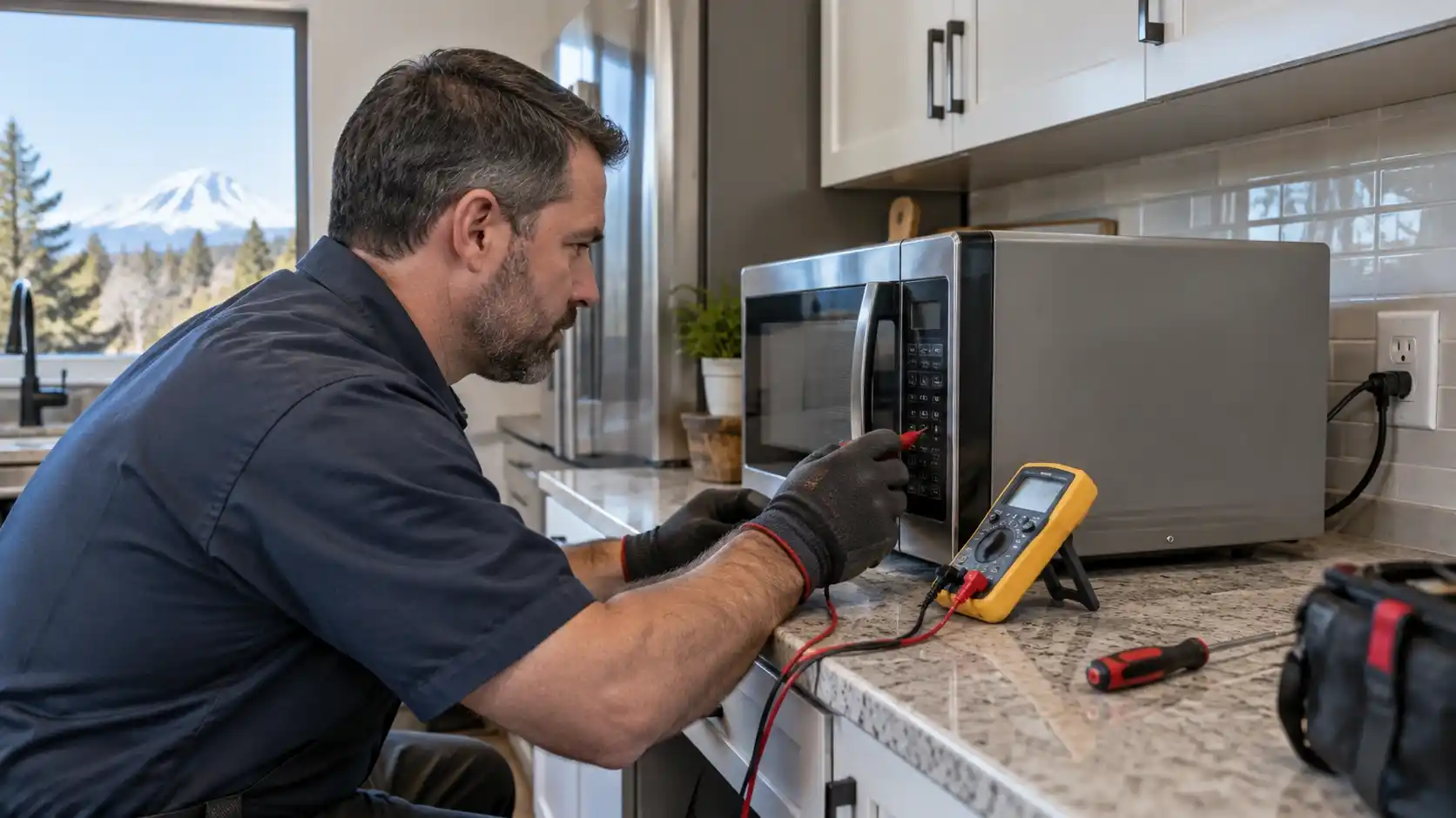 Microwave not turning on during professional diagnosis