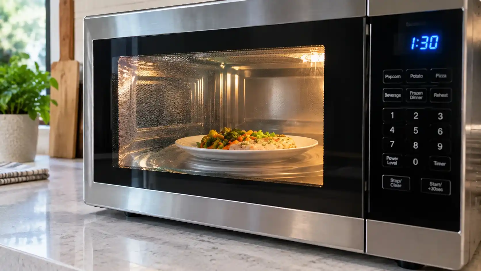 Microwave turns on but doesn't heat