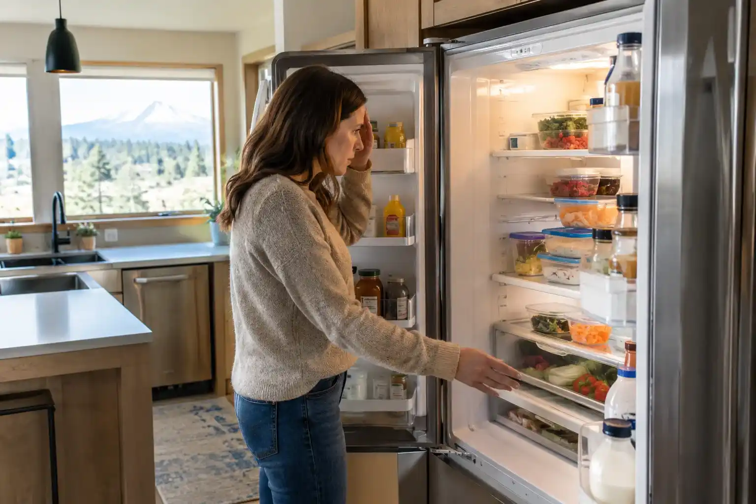 Refrigerator not cooling in a Bend Oregon kitchen