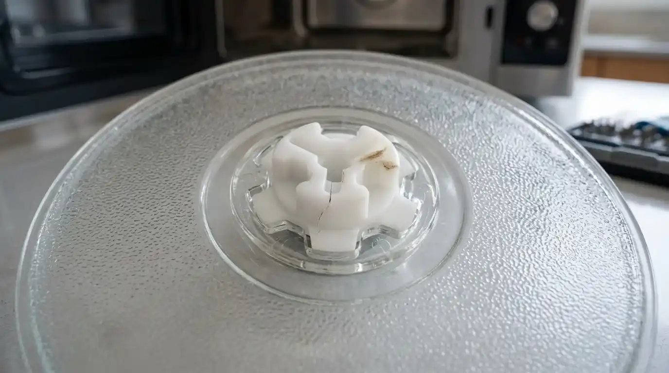 Inspecting a microwave turntable coupler